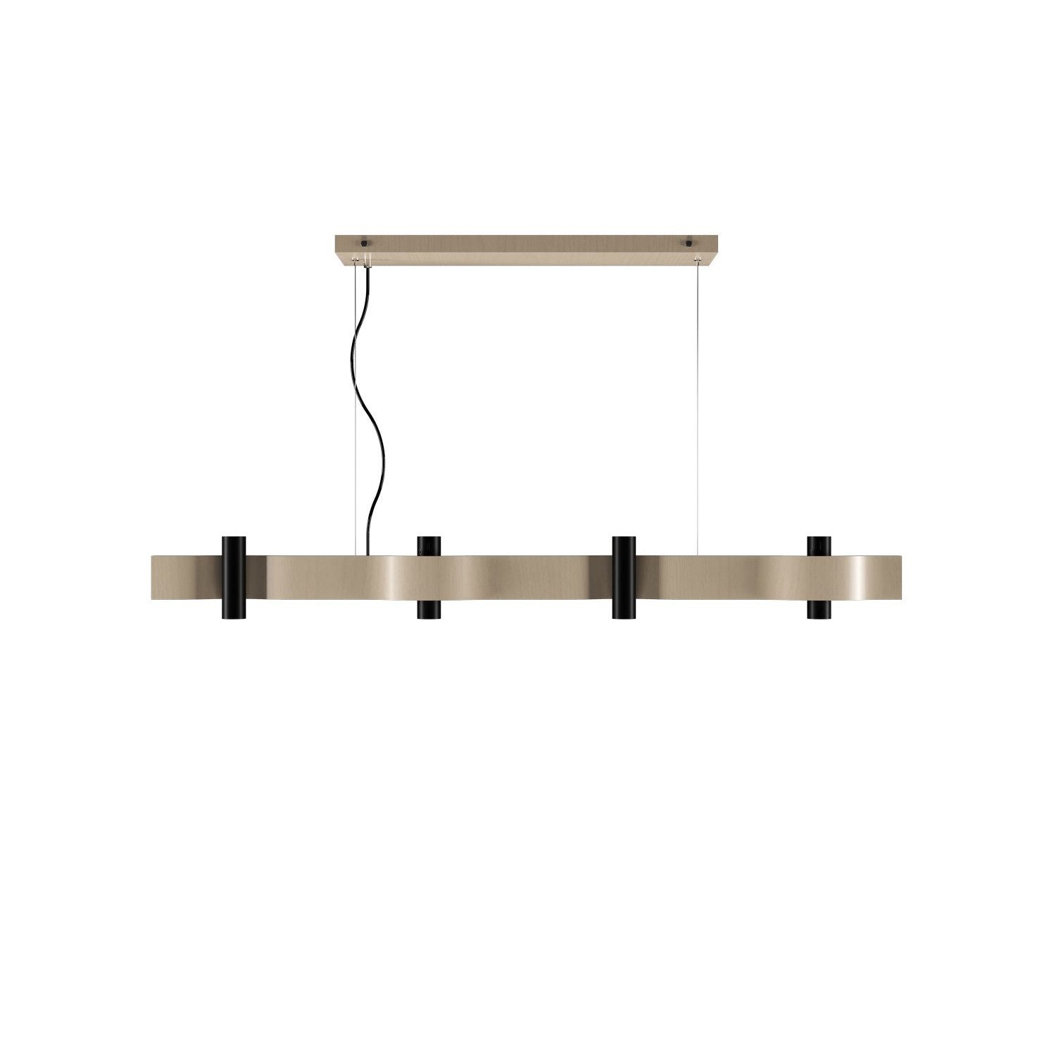 Accord Lighting - 1500.48 - 14 Light Pendant - Flow - Organic Cappuccino