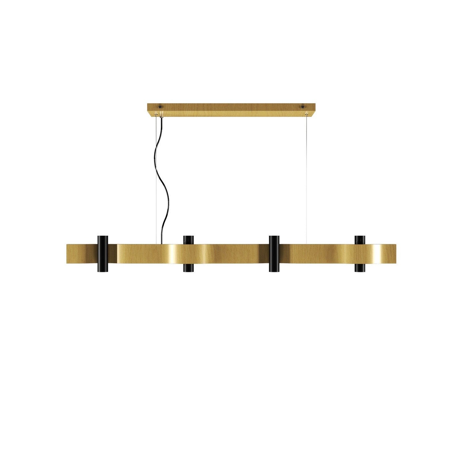 Accord Lighting - 1500.49 - 14 Light Pendant - Flow - Organic Gold