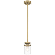 Access - 63080-BG/CLR - One Light Pendant - Shelby - Brushed Gold