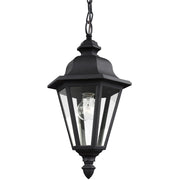 Generation Lighting - 6025-12 - One Light Outdoor Pendant - Brentwood - Black