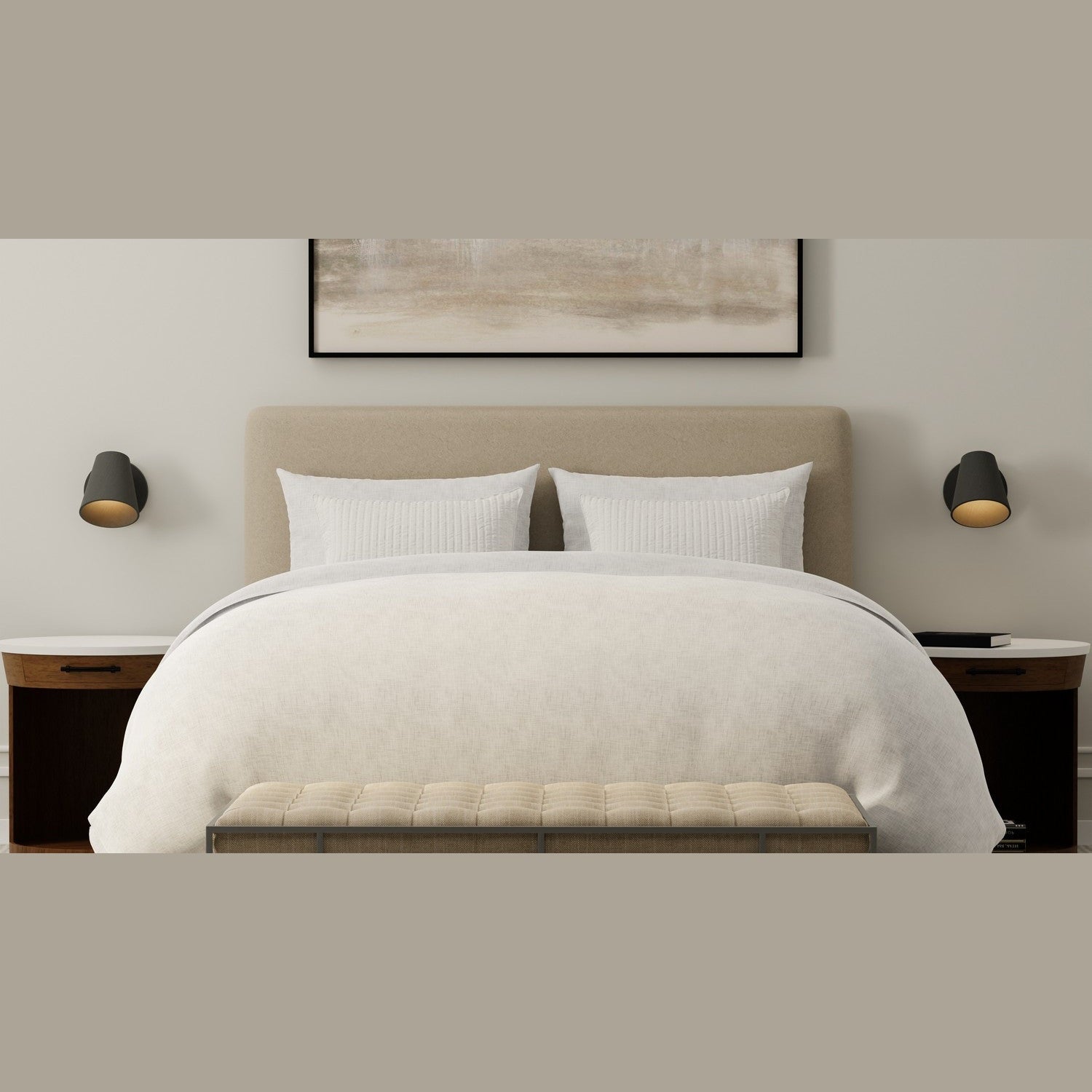 Accord Lighting - 4199.50 - Two Light Wall Lamp - Conical - Organic Grey