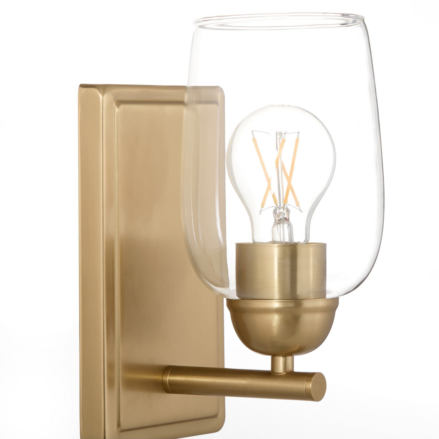 Quorum - 5112-1-80 - One Light Wall Mount - Wallinger - Aged Brass