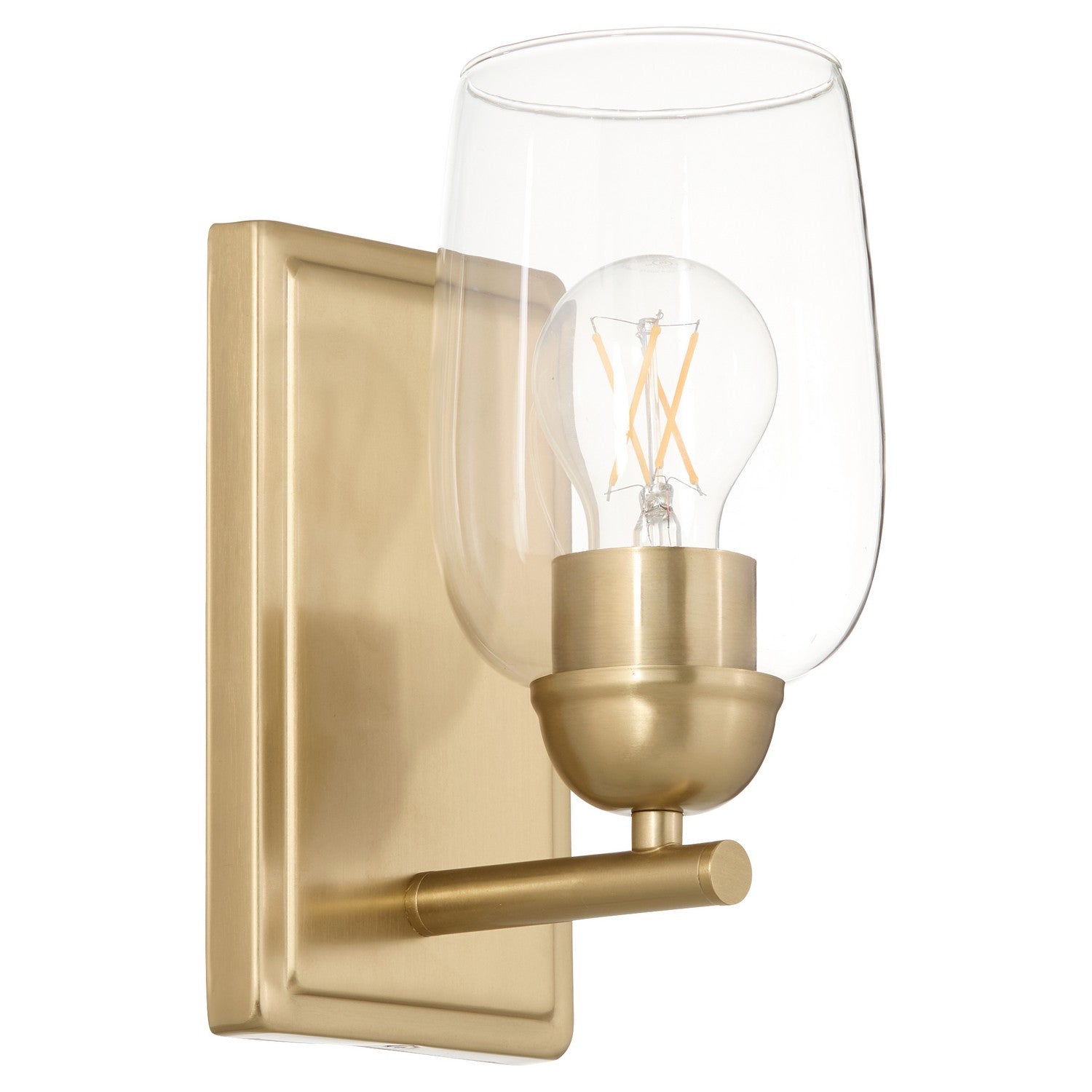 Quorum - 5112-1-80 - One Light Wall Mount - Wallinger - Aged Brass
