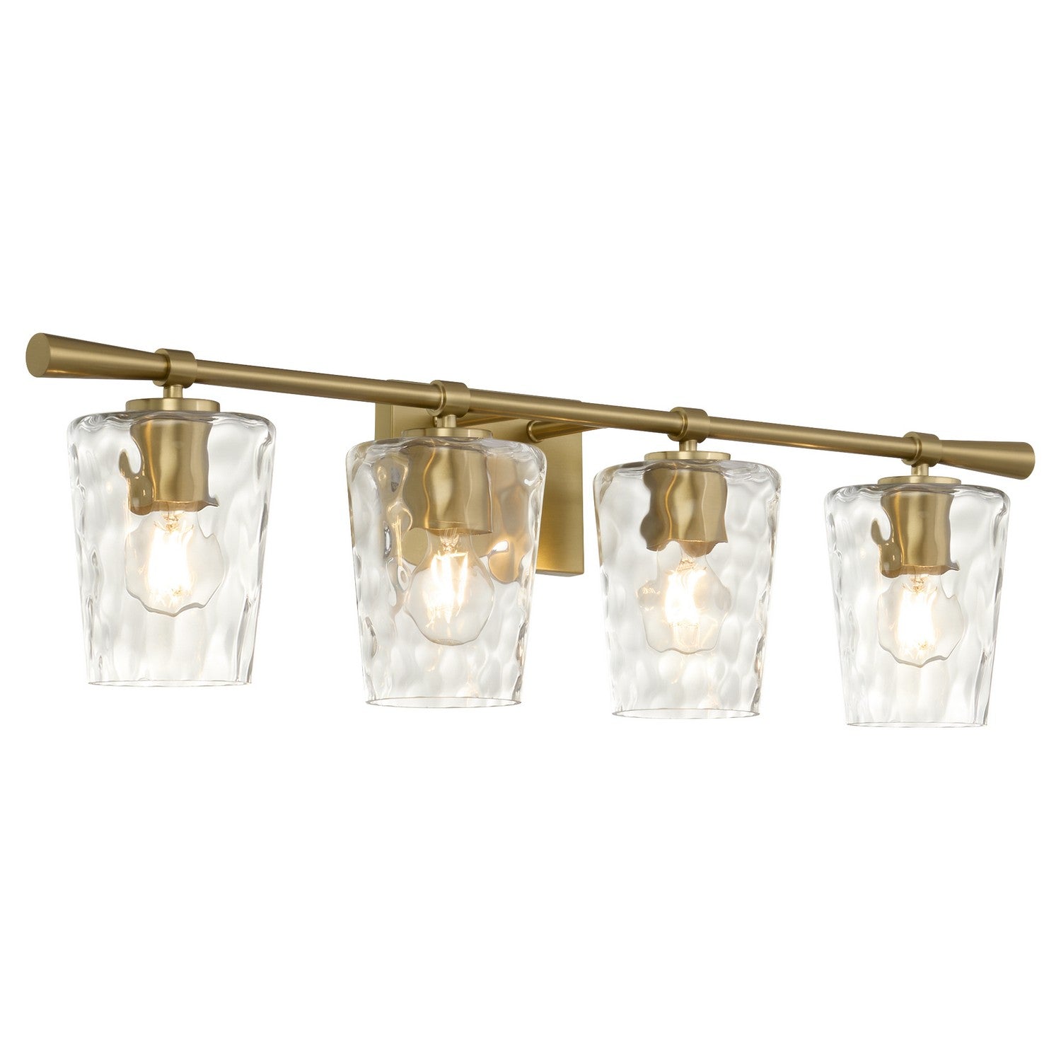 Quorum - 5204-4-80 - Four Light Vanity - Goodwin - Aged Brass