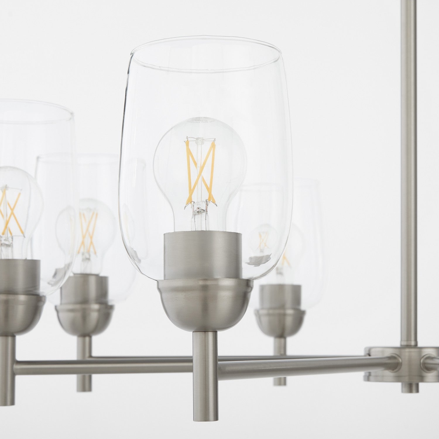 Quorum - 6112-8-65 - Eight Light Chandelier - Wallinger - Satin Nickel