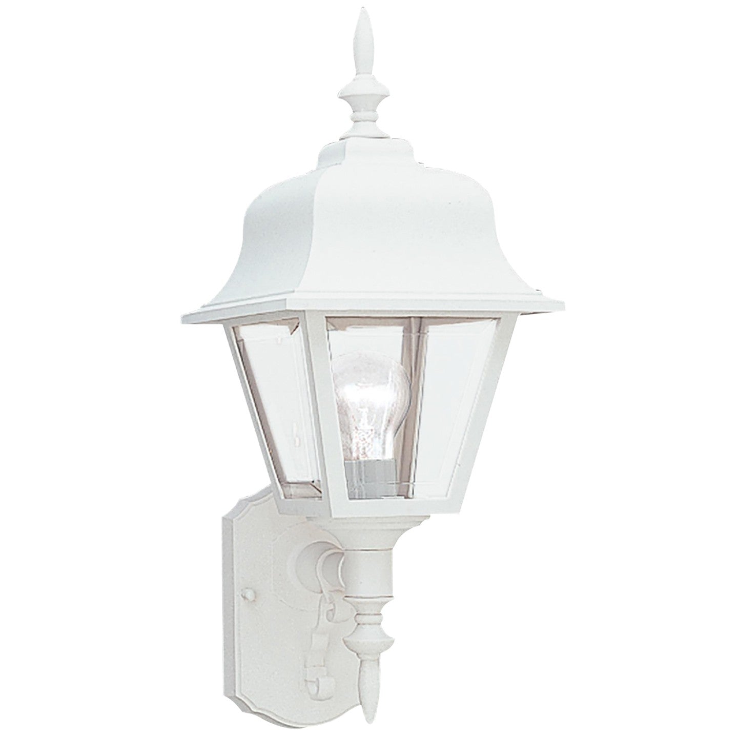 Generation Lighting - 8765-15 - One Light Outdoor Wall Lantern - Polycarbonate Outdoor - White
