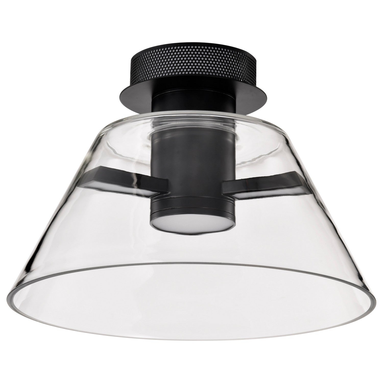 Nuvo Lighting - 62-2063 - LED Semi Flush Mount - Edmond - Matte Black