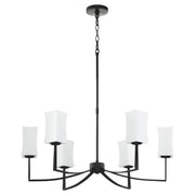 Quorum - 681-6-59 - Six Light Chandelier - Ayala - Matte Black