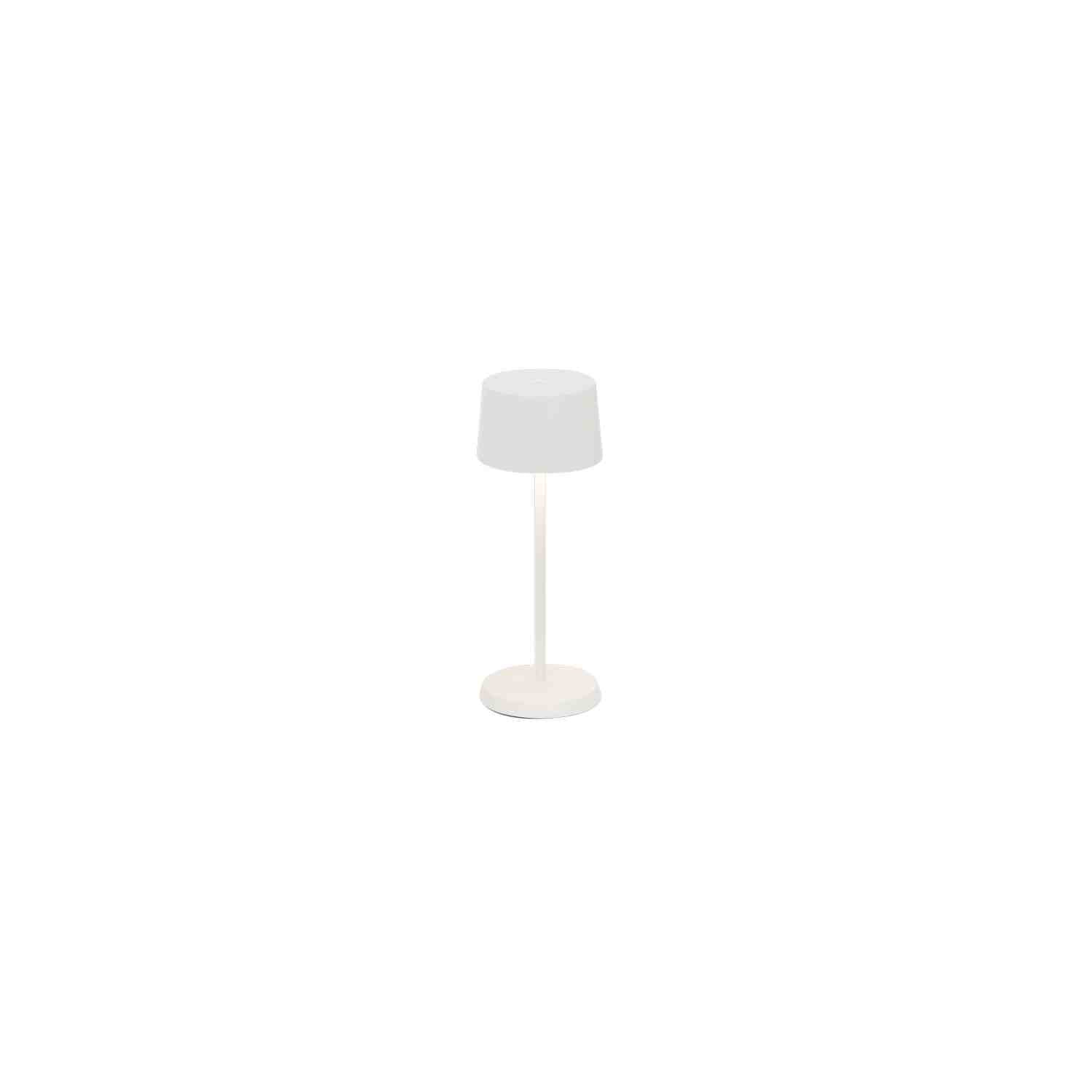 Zafferano - LD1840B3 - LED Table Lamp - Olivia - White
