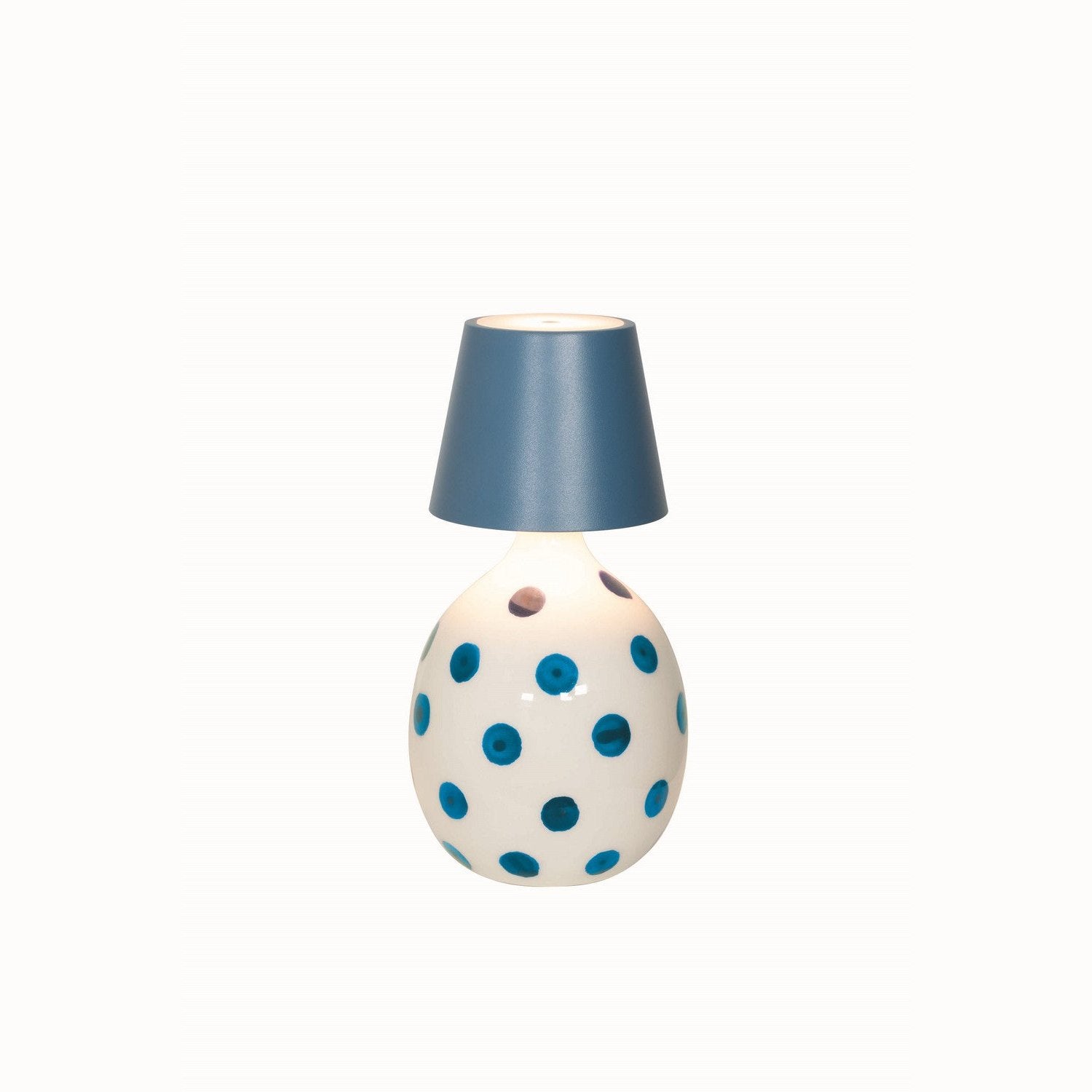 Zafferano - PUN1501 - Bottle - Lido - Light Blue Dots