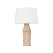 Hudson Valley - L1529-AGB/CBW - One Light Table Lamp - Medina - Aged Brass/Ceramic Basketweave