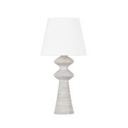 Hudson Valley - L5537-AGB/CNB - One Light Table Lamp - Steinway - Aged Brass/Ceramic Snowbank