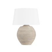 Hudson Valley - L5731-AGB/CAR - One Light Table Lamp - Kitchawan - Aged Brass/Ceramic Artisan Cream