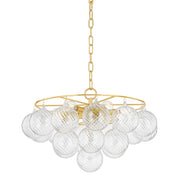 Mitzi - H711806A-AGB - Six Light Chandelier - Mimi - Aged Brass