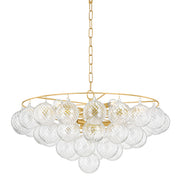 Mitzi - H711809A-AGB - Nine Light Chandelier - Mimi - Aged Brass