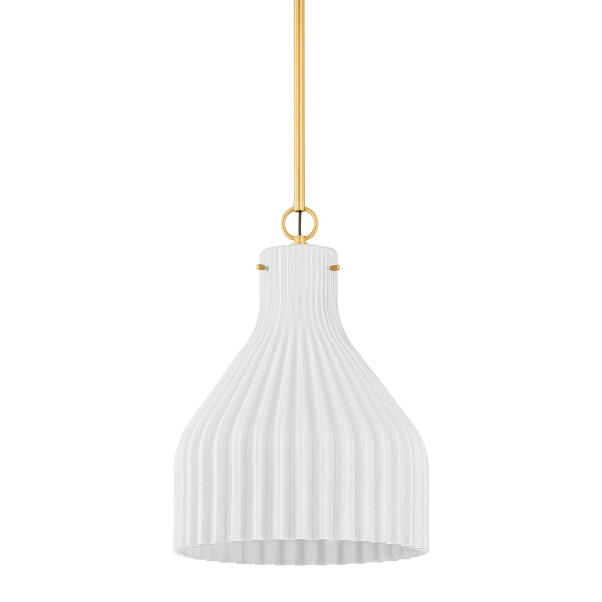 Mitzi - H881701L-AGB - One Light Pendant - Corinthia - Aged Brass