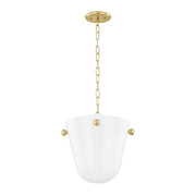 Mitzi - H923701-AGB - One Light Pendant - Rima - Aged Brass