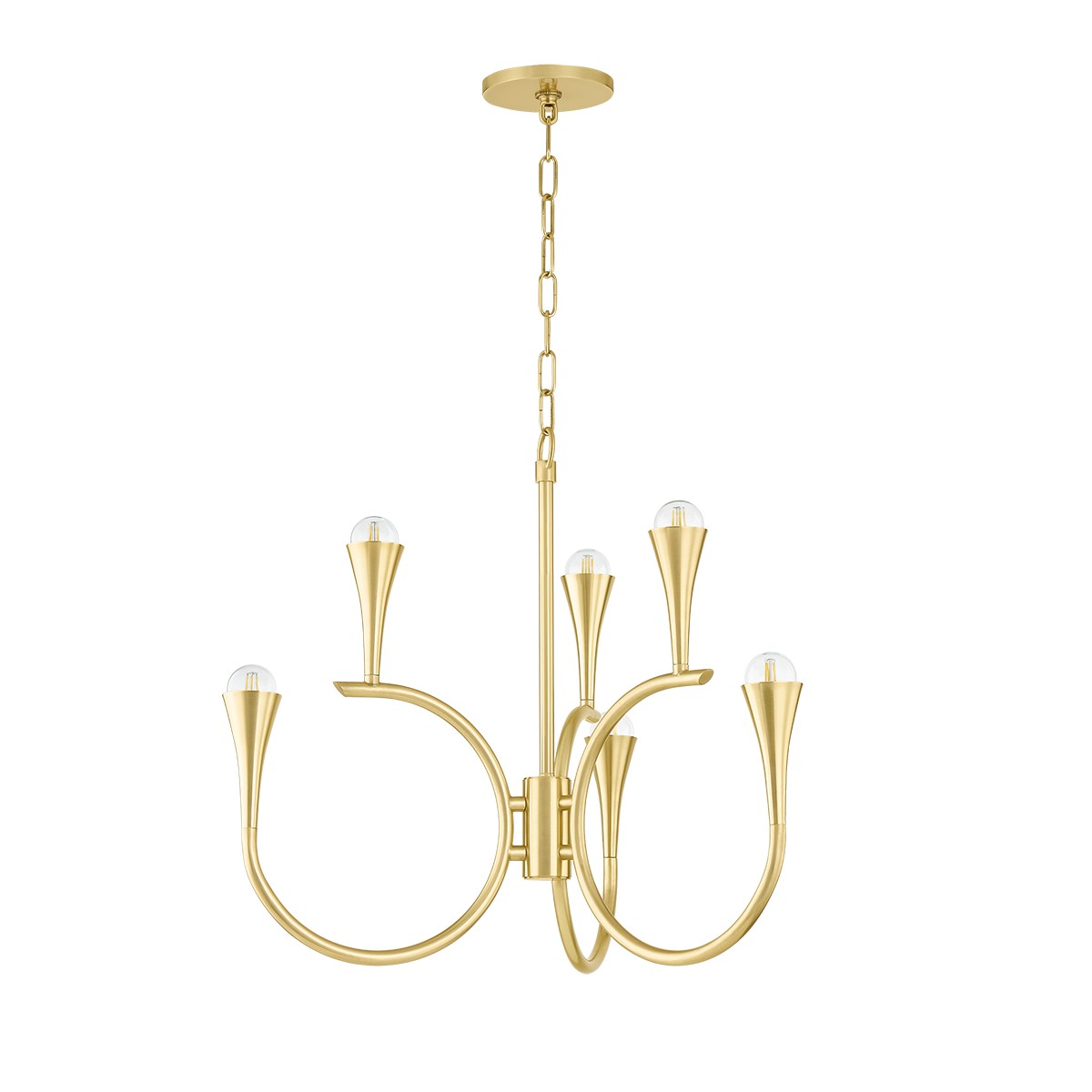 Mitzi Aviana Six Light Chandelier - Thumbnail 2