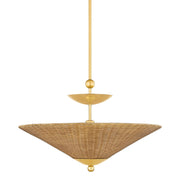 Mitzi - H968701-AGB - One Light Pendant - Perilla - Aged Brass