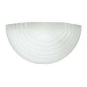 Generation Lighting - 4123-15 - One Light Wall / Bath Sconce - Stepped Glass - White