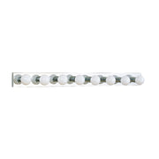 Generation Lighting - 4740-05 - Eight Light Wall / Bath - Center Stage - Chrome