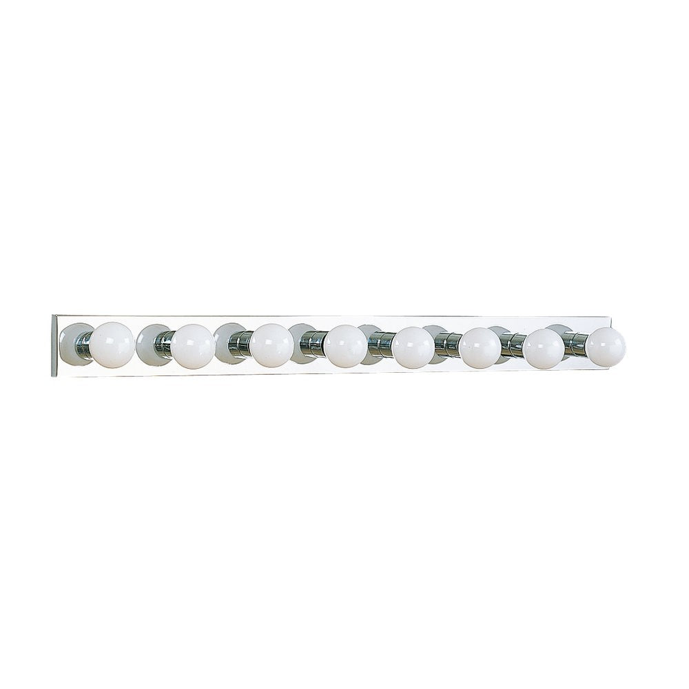 Generation Lighting - 4740-05 - Eight Light Wall / Bath - Center Stage - Chrome