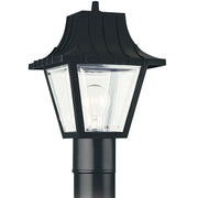Generation Lighting - 8275-32 - One Light Outdoor Post Lantern - Polycarbonate Outdoor - Black