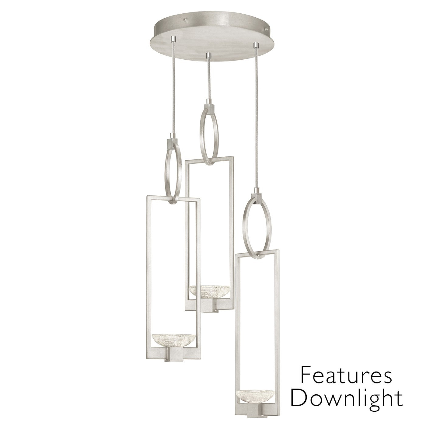 Fine Art Handcrafted Lighting - 892940-11ST - LED Pendant - Delphi - Silver