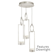 Fine Art Handcrafted Lighting - 892940-11ST - LED Pendant - Delphi - Silver