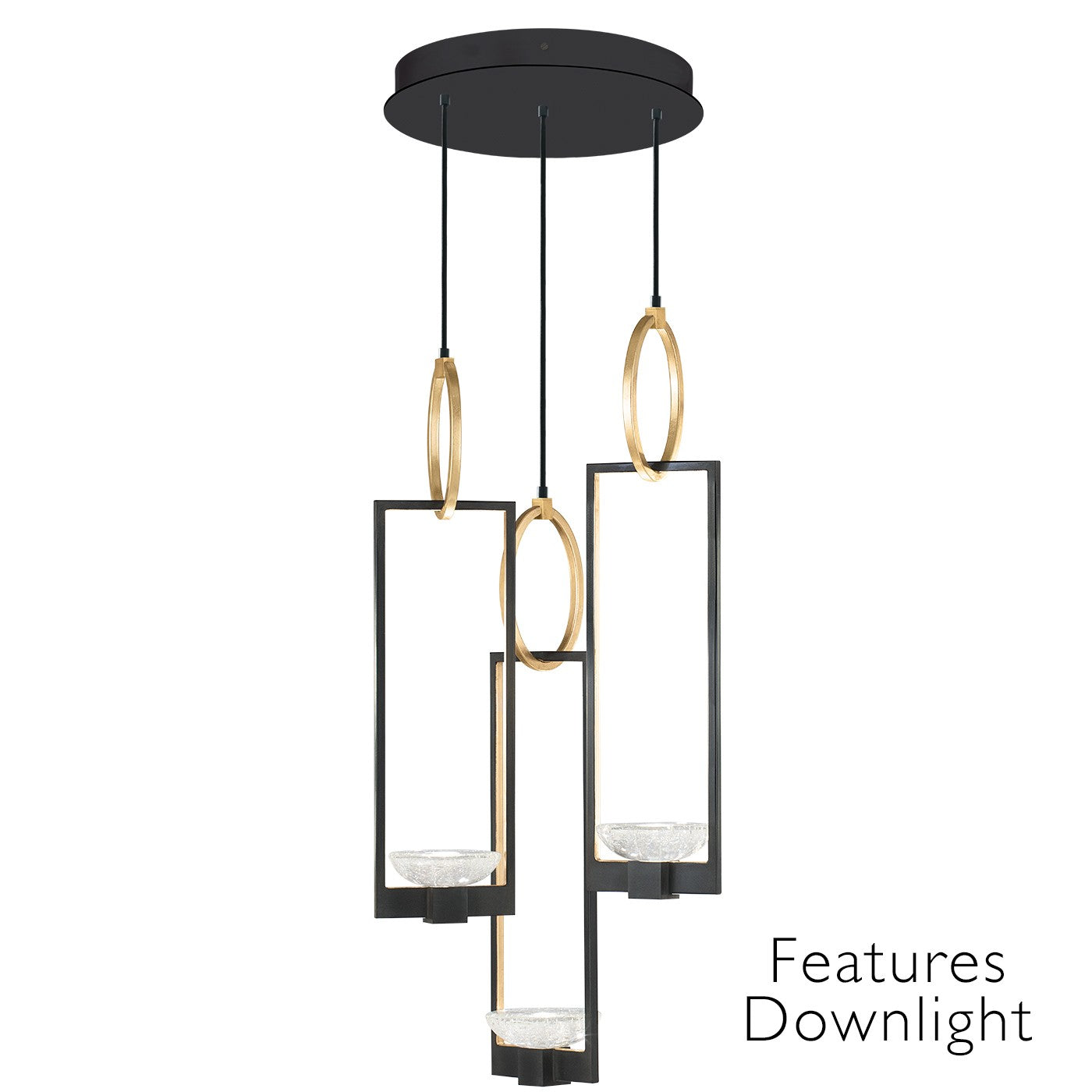 Fine Art - 892940-31ST - LED Pendant - Delphi - Black