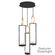 Fine Art Handcrafted Lighting - 892940-31ST - LED Pendant - Delphi - Black