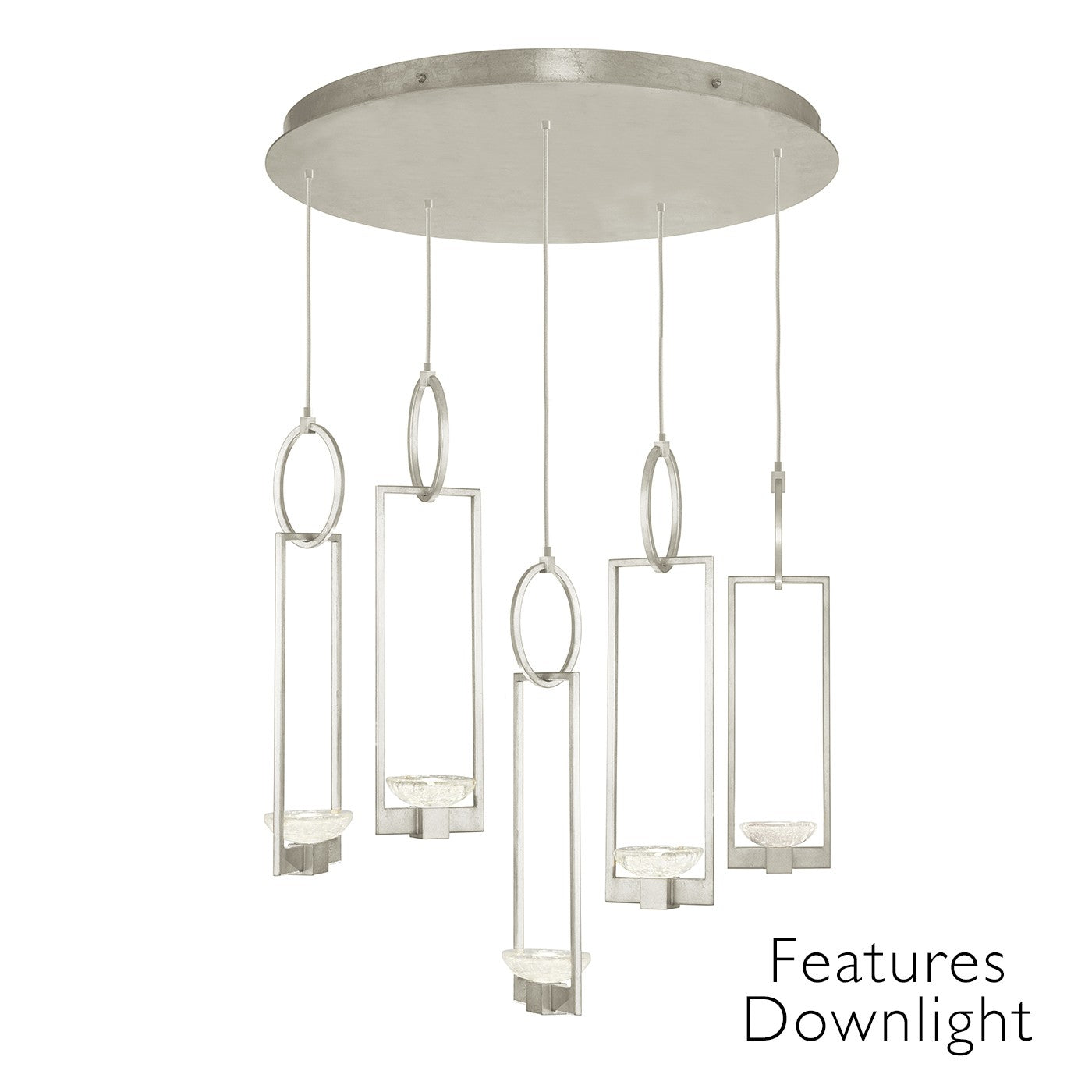 Fine Art Handcrafted Lighting - 893040-11ST - LED Pendant - Delphi - Silver