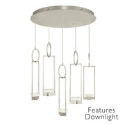 Fine Art Handcrafted Lighting - 893040-11ST - LED Pendant - Delphi - Silver