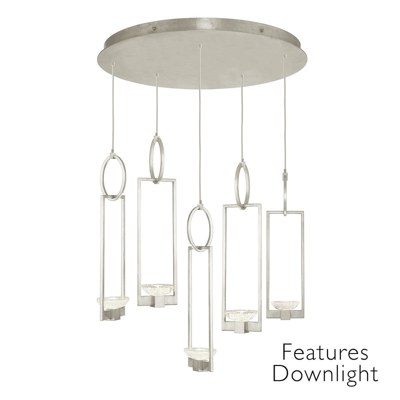 Fine Art Handcrafted Lighting - 893040-11ST - LED Pendant - Delphi - Silver