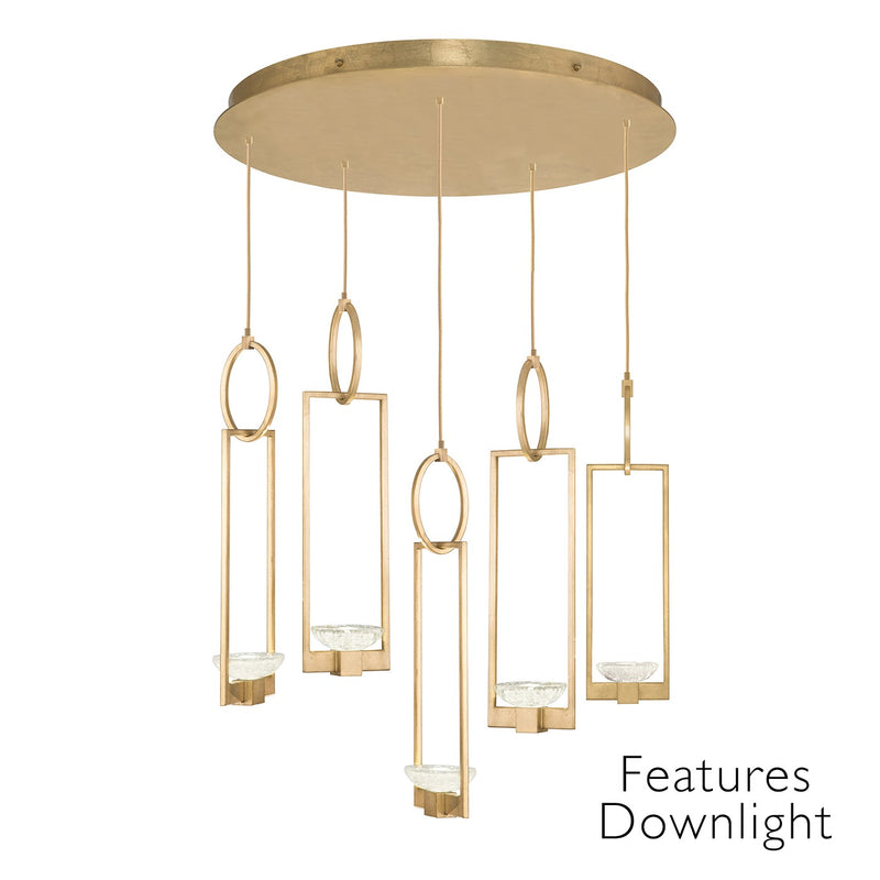 Fine Art Handcrafted Lighting - 893040-21ST - LED Pendant - Delphi - Gold