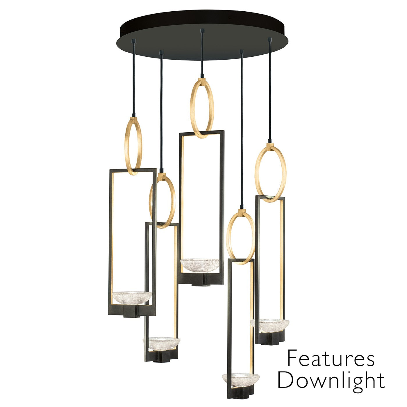 Fine Art - 893040-31ST - LED Pendant - Delphi - Black