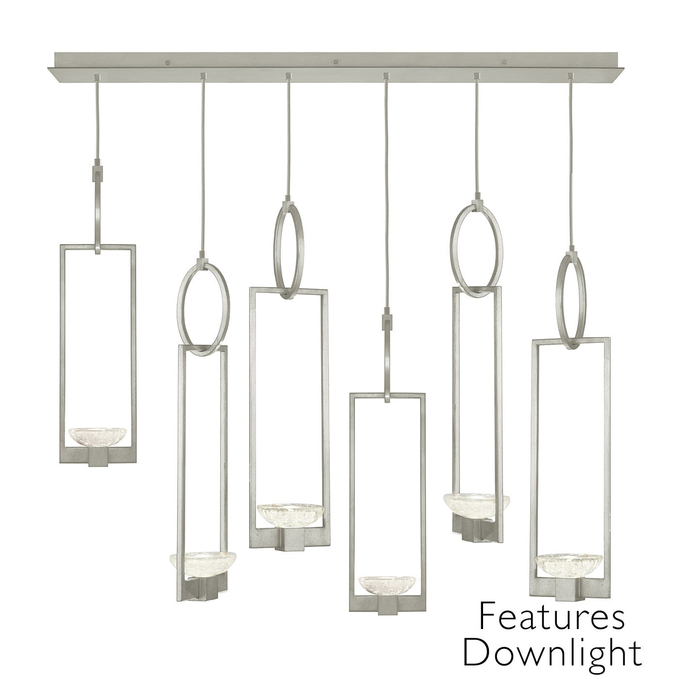 Fine Art Handcrafted Lighting - 893140-11ST - LED Pendant - Delphi - Silver
