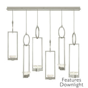 Fine Art Handcrafted Lighting - 893140-11ST - LED Pendant - Delphi - Silver