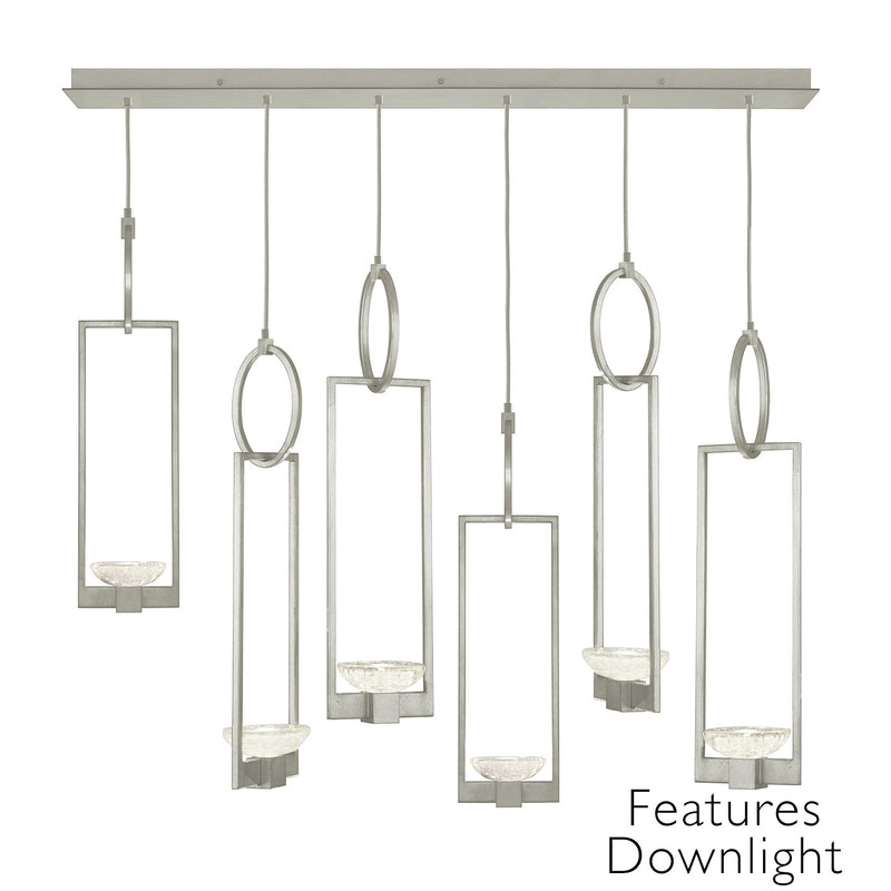 Fine Art Handcrafted Lighting - 893140-11ST - LED Pendant - Delphi - Silver
