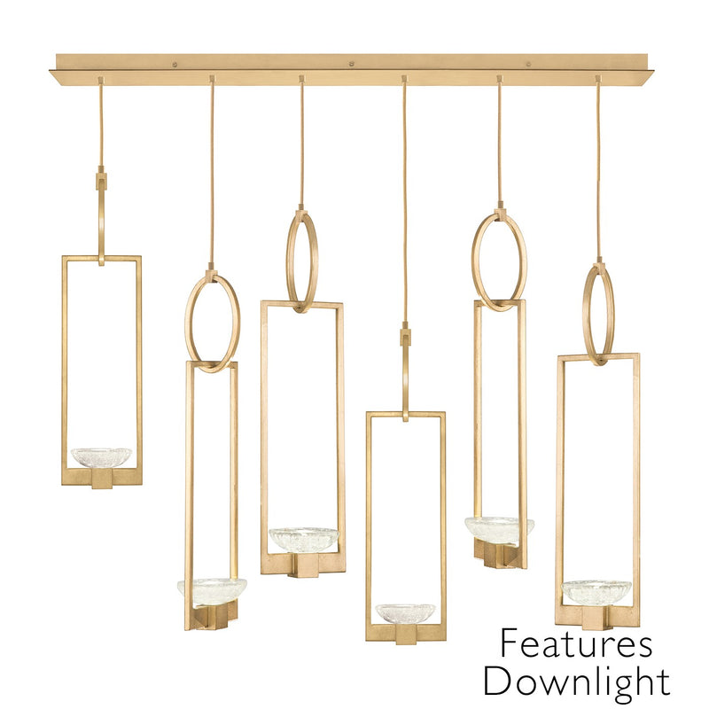 Fine Art Handcrafted Lighting - 893140-21ST - LED Pendant - Delphi - Gold