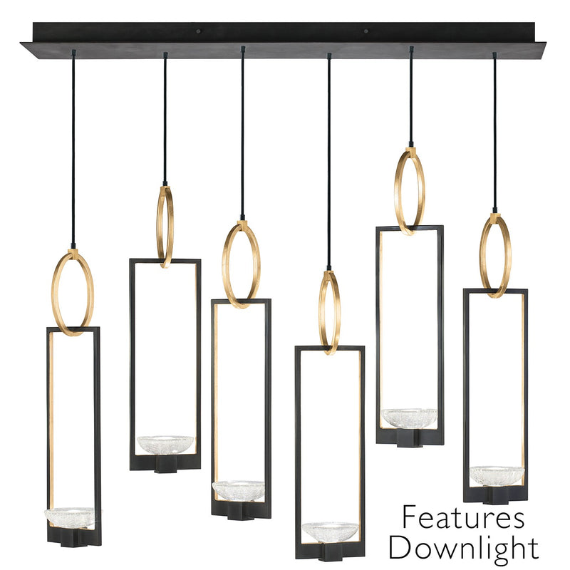 Fine Art Handcrafted Lighting - 893140-31ST - LED Pendant - Delphi - Black