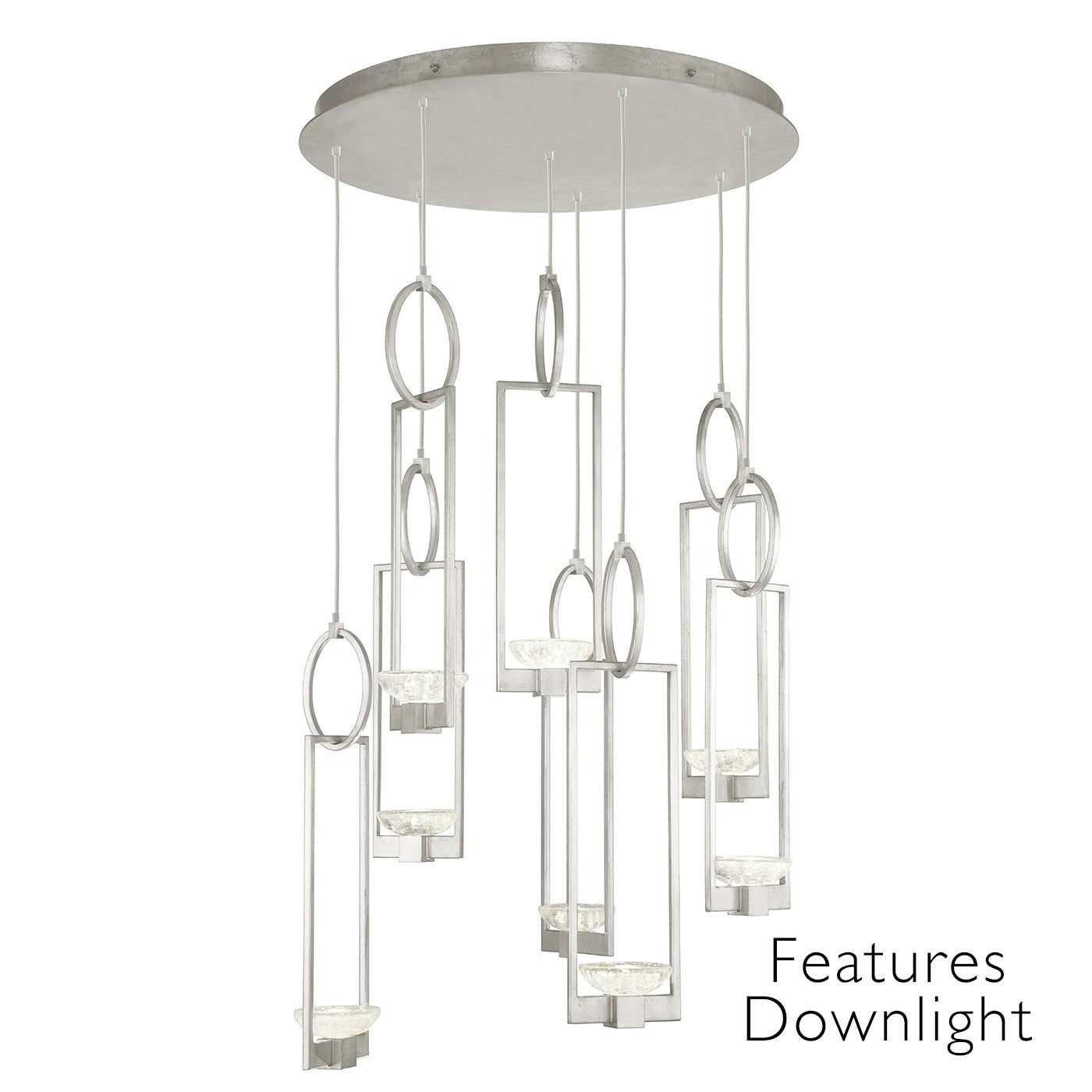 Fine Art Handcrafted Lighting - 893240-11ST - LED Pendant - Delphi - Silver