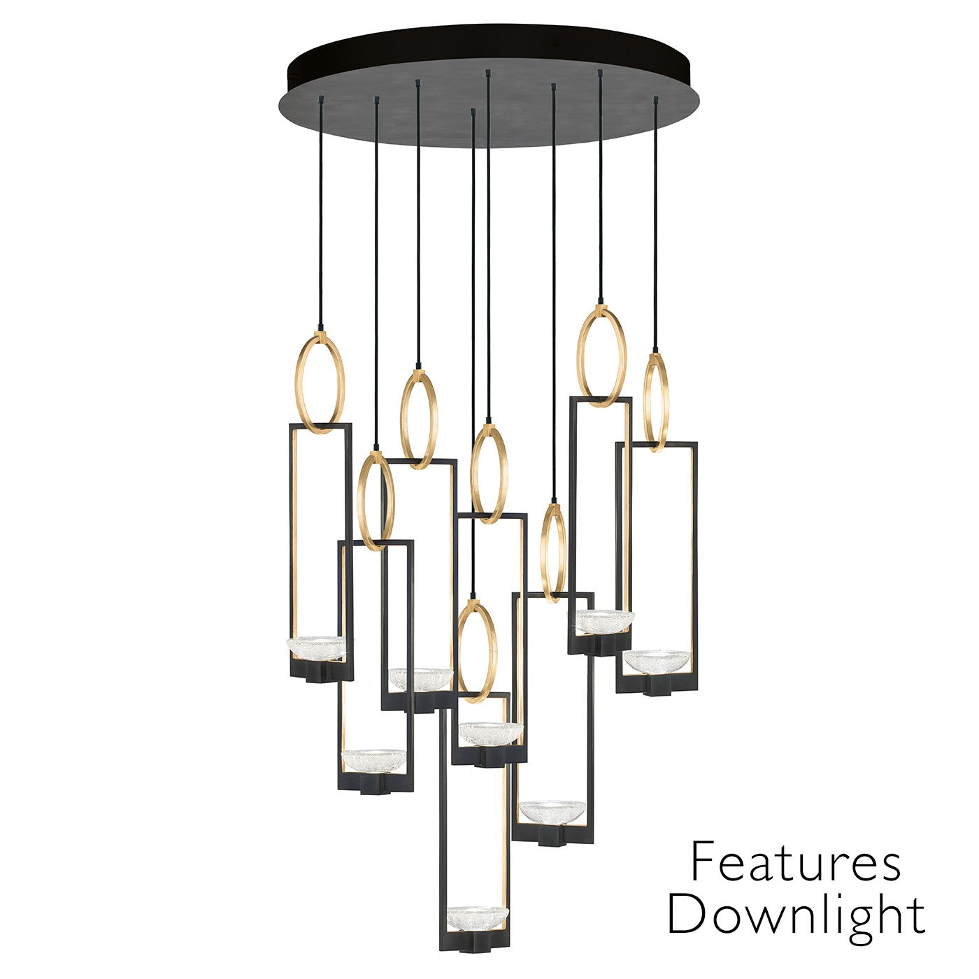 Fine Art - 893240-31ST - LED Pendant - Delphi - Black