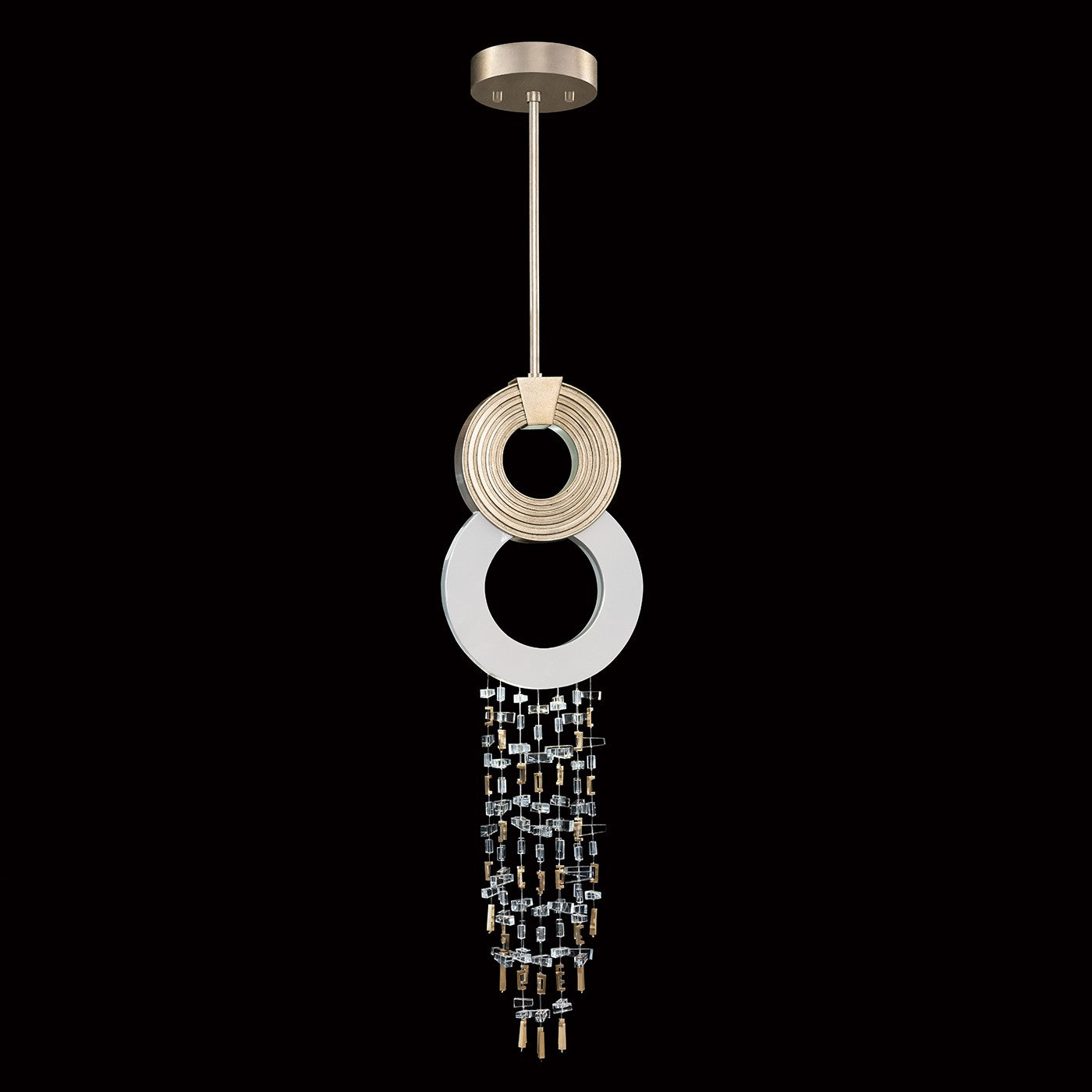 Fine Art Handcrafted Lighting - 951840-3 - LED Pendant - Capri - Gold/White
