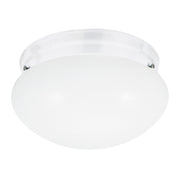 Generation Lighting - 5326-15 - One Light Flush Mount - Webster - White
