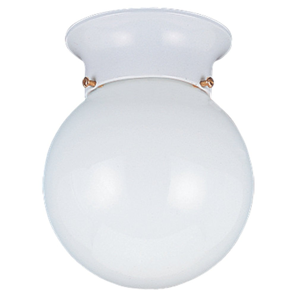 Generation Lighting - 5366-15 - One Light Flush Mount - Tomkin - White