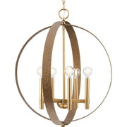 Progress Lighting - P400391-205 - Five Light Chandelier - Allegheny - Soft Gold