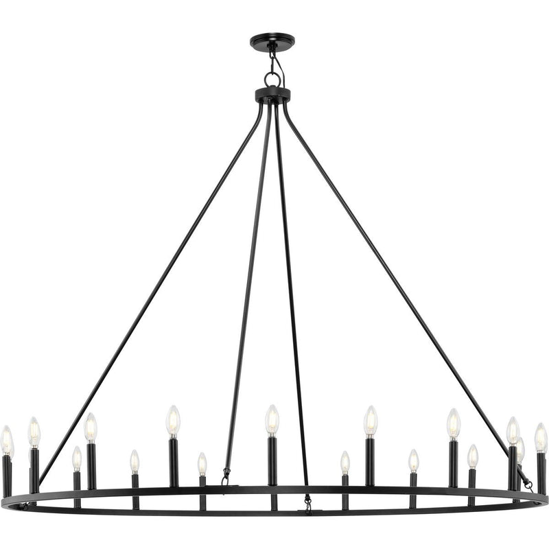 Progress Lighting - P400399-31M - 20 Light Chandelier - Gilliam - Matte Black