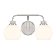 Meridian - M80080BN - Two Light Bathroom Vanity - Brushed Nickel