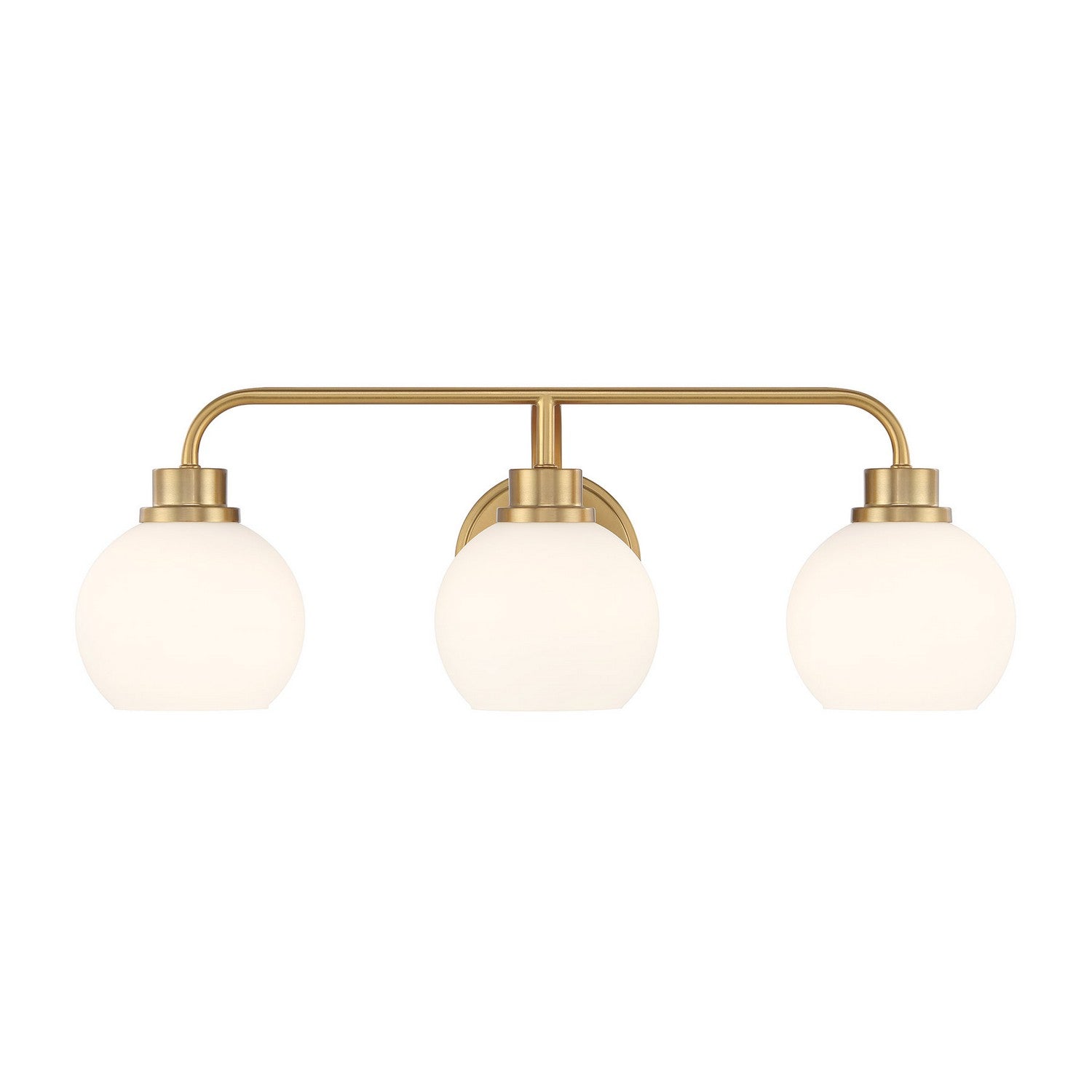 Meridian - M80081NB - Three Light Bathroom Vanity - Natural Brass